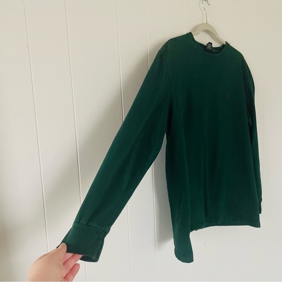 Polo Ralph Lauren Dark Green Long Sleeve Tee - Picture 7 of 14